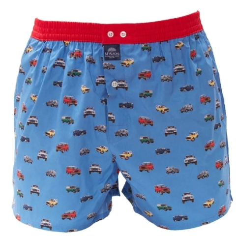 Mc Alson, boxer, blauw, trucks