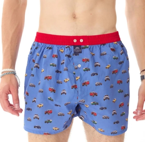 Mc Alson, boxer, blauw, trucks