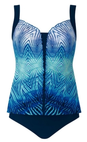 Sunflair, Tankini grafische print, blauw