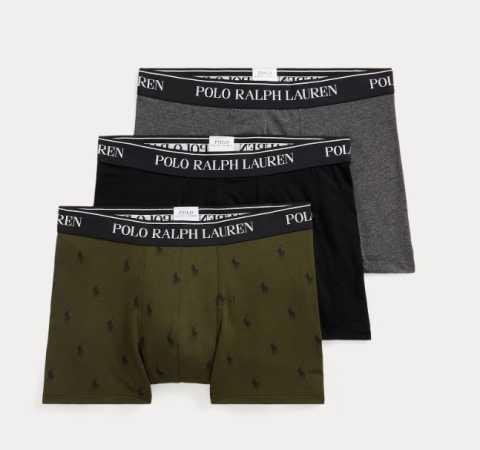 Ralph Lauren, Boxers, 3-pack, kaki