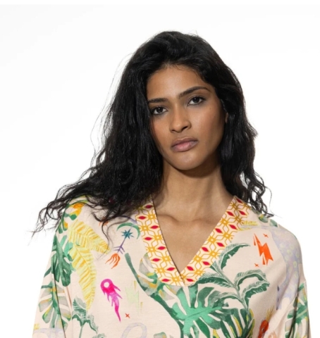 Mey, slaapkleedje, turquoise, rose pearl