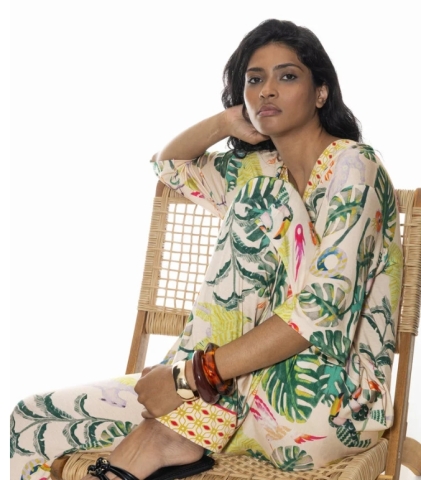 Mey, slaapkleedje, turquoise, rose pearl