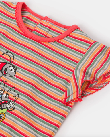 Woody, babypyjama, lieveheersbeestje