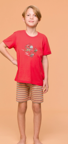 Woody, jongenspyjama, lieveheersbeestje,