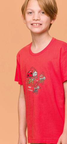 Woody, jongenspyjama, lieveheersbeestje,