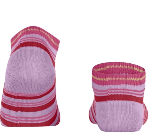 Falke, sneakersokken, roze gestreep