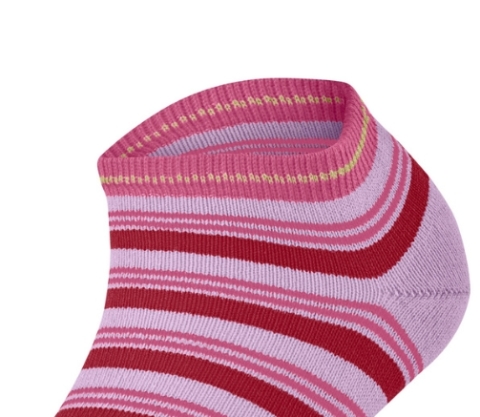 Falke, sneakersokken, roze gestreep