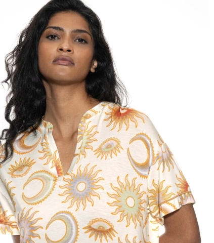 Mey, slaapkleedje, champagne, zonnen