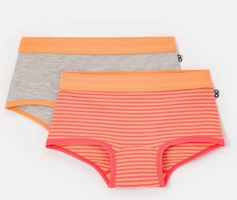 Woody, meisjesondergoed, grijs gestreept