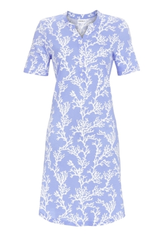 Ringella, slaapkleed, blauw, koraalprint