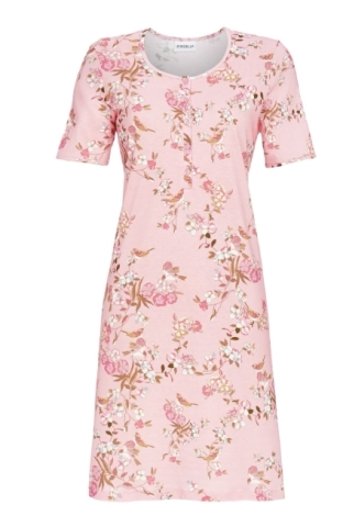 Ringella, slaapkleed, roze, bloemen