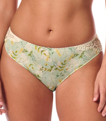 AMOENA, slip, Kalina, mint, bloem