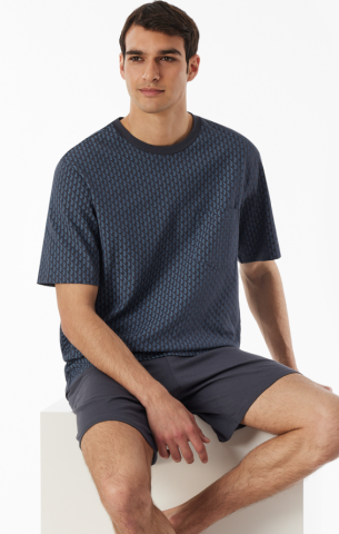 Schiesser, Herenpyjama, graphite