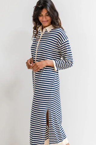 Alice et Maman, Joanne Maxi dress, donkerblauw