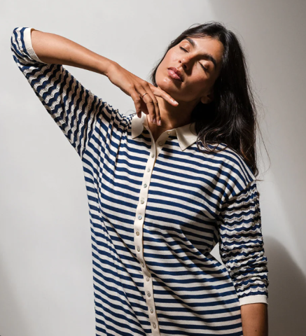 Alice et Maman, Joanne Maxi dress, donkerblauw