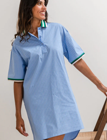 Alice & Maman, Joanne dress, cornflower