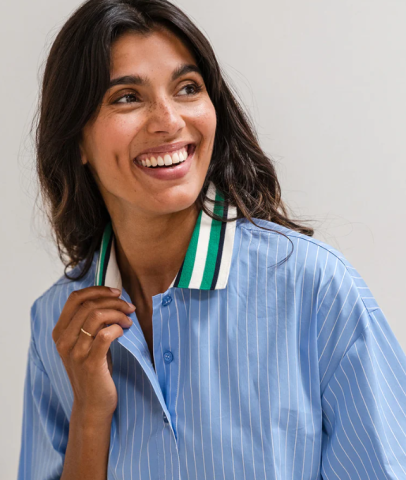 Alice & Maman, Joanne dress, cornflower