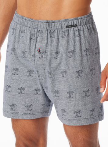 Schiesser, losse boxer, duopack, blauw