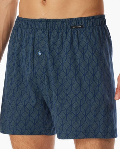 Schiesser, losse boxer, duopack, blauw