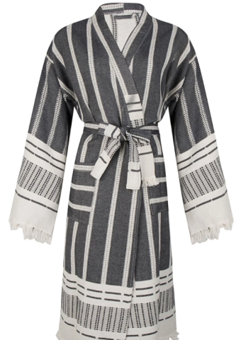 Zus en Zomer, badjas, zwart, unisex