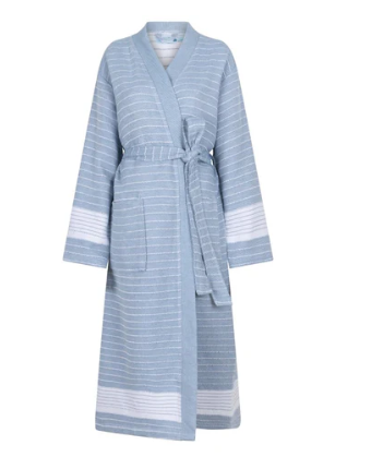 Zus en Zomer, badjas, blauw, unisex