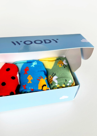 Sokken, assortiment, Woody