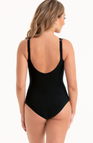 Anita, badpak, zwart/wit