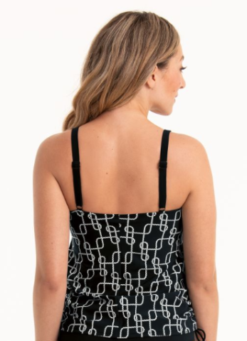 Anita, tankini, Yara, zwart/wit