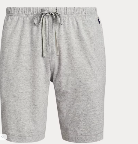 Ralph Lauren, pyjamashort, grijs melange