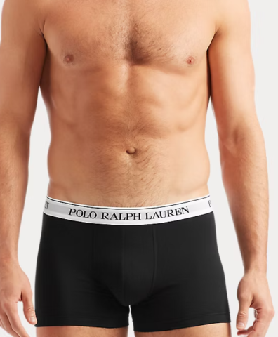 Ralph Lauren, boxershort 3-pack, zwart