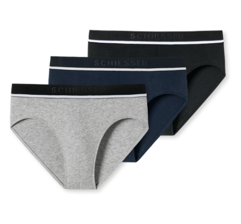 Schiesser, HerenRioslip 3-pack, tricolor