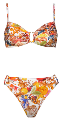 Maryan Melhorn, beugelbikini, fruitprint