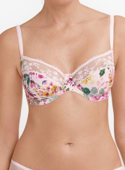 Conturelle, Beugelbh, roze gebloemd