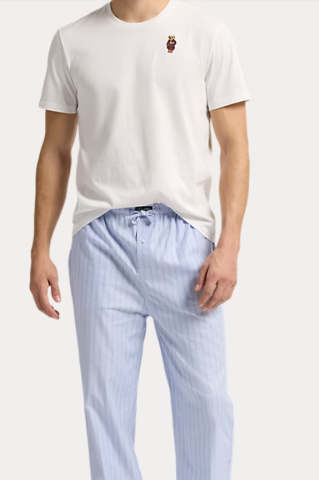Ralph Lauren,  pyjama, wit, beer