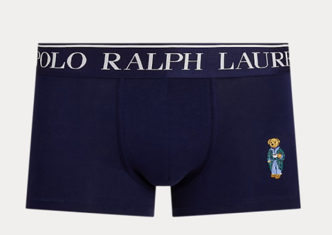 Ralph Lauren, boxer blauw, beer