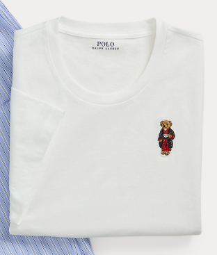 Ralph Lauren, t-shirt, wit, beer