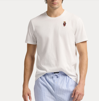 Ralph Lauren, t-shirt, wit, beer