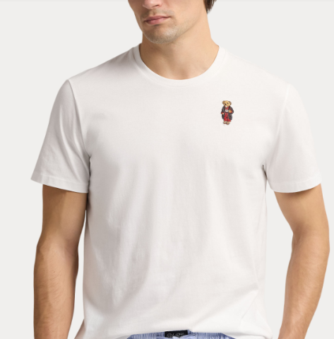 Ralph Lauren, t-shirt, wit, beer