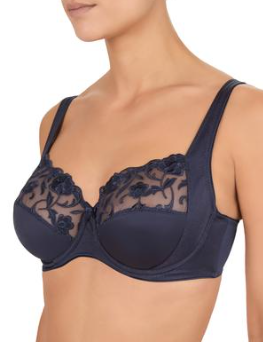 3-delige beugelBH moments, donkerblauw