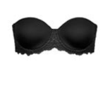 Simone Pérèle, strapless bh, zwart