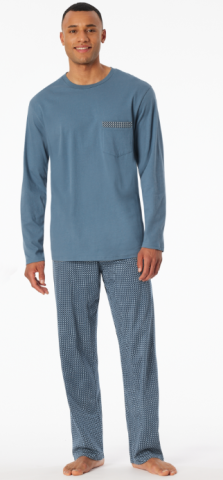 Schiesser, pyjama, blauw