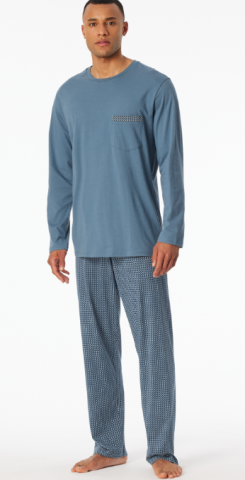 Schiesser, pyjama, blauw