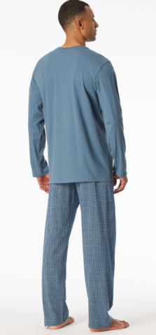 Schiesser, pyjama, blauw