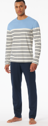 Schiesser, Pyjama, licht blauw