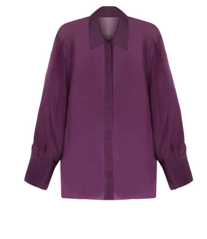 Lise Charmel, blouse, bordeau