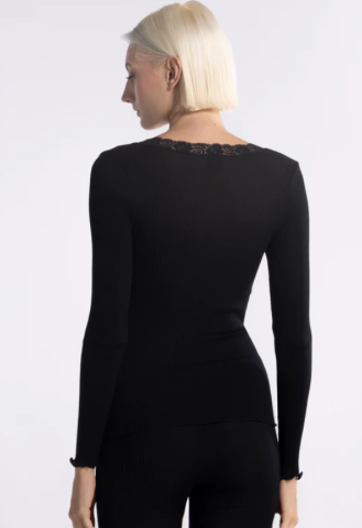 Oscalito, Hemdje, Wol/zijde, zwart