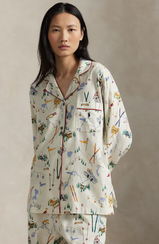 Ralph Lauren, damespyjama, traveler ski