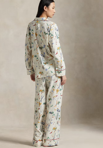 Ralph Lauren, damespyjama, traveler ski