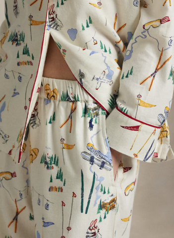 Ralph Lauren, damespyjama, traveler ski