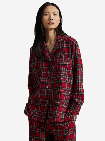 Ralph Lauren, damespyjama, stuart check